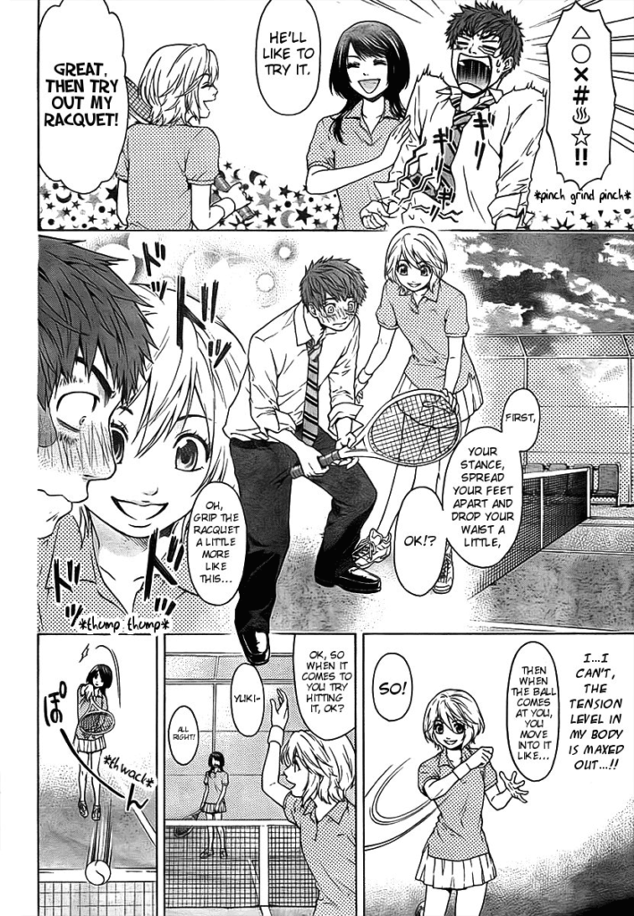 ecchi manga panel from GE: Good Ending