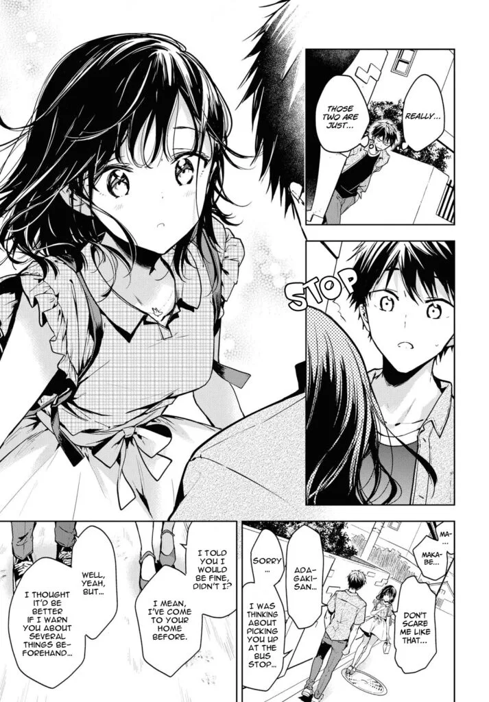 ecchi manga panel from Masamune-kun no Revenge after school 