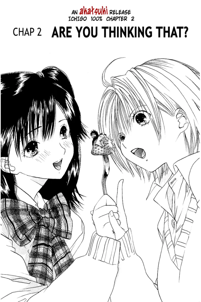 ecchi manga panel from Ichigo 100%