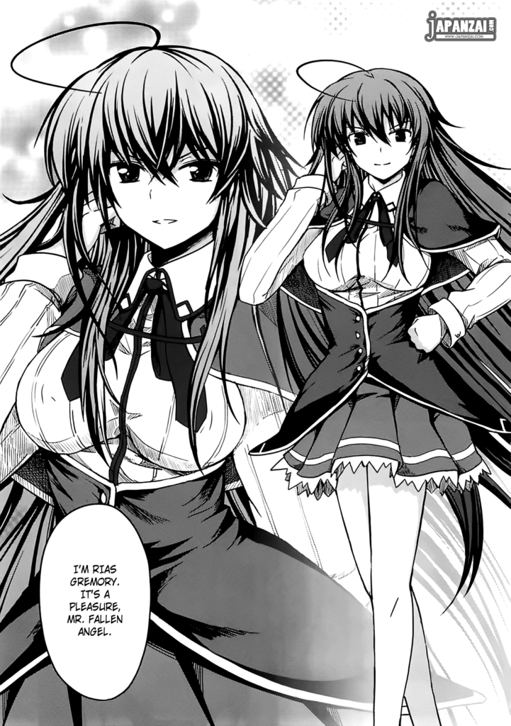 ecchi manga panel from High School DxD