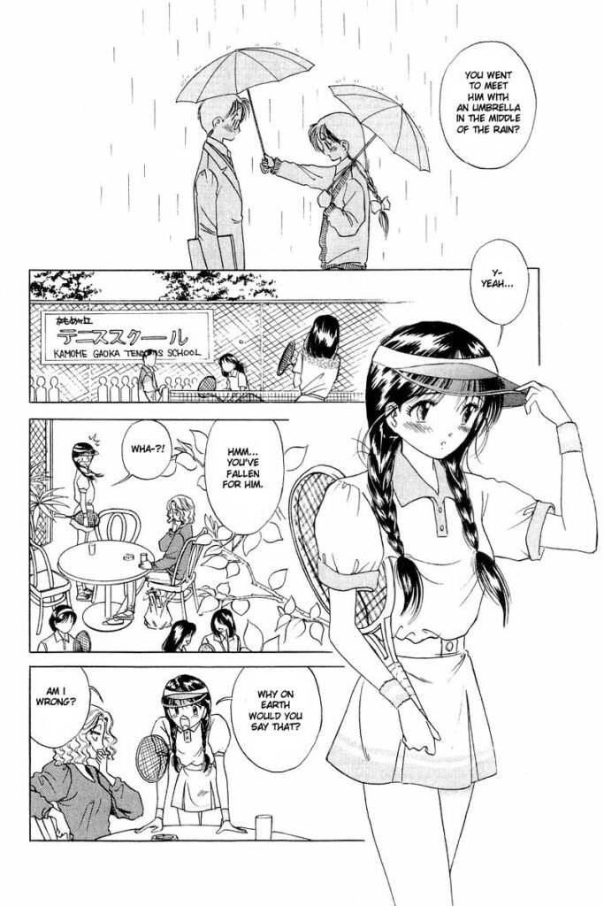 ecchi manga panel from If I See You in My Dreams