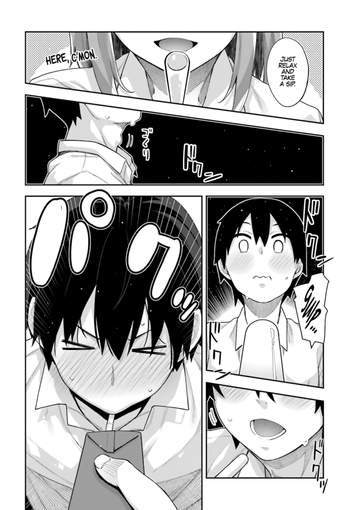 ecchi manga panel from Sakurai-san Wants to Be Noticed