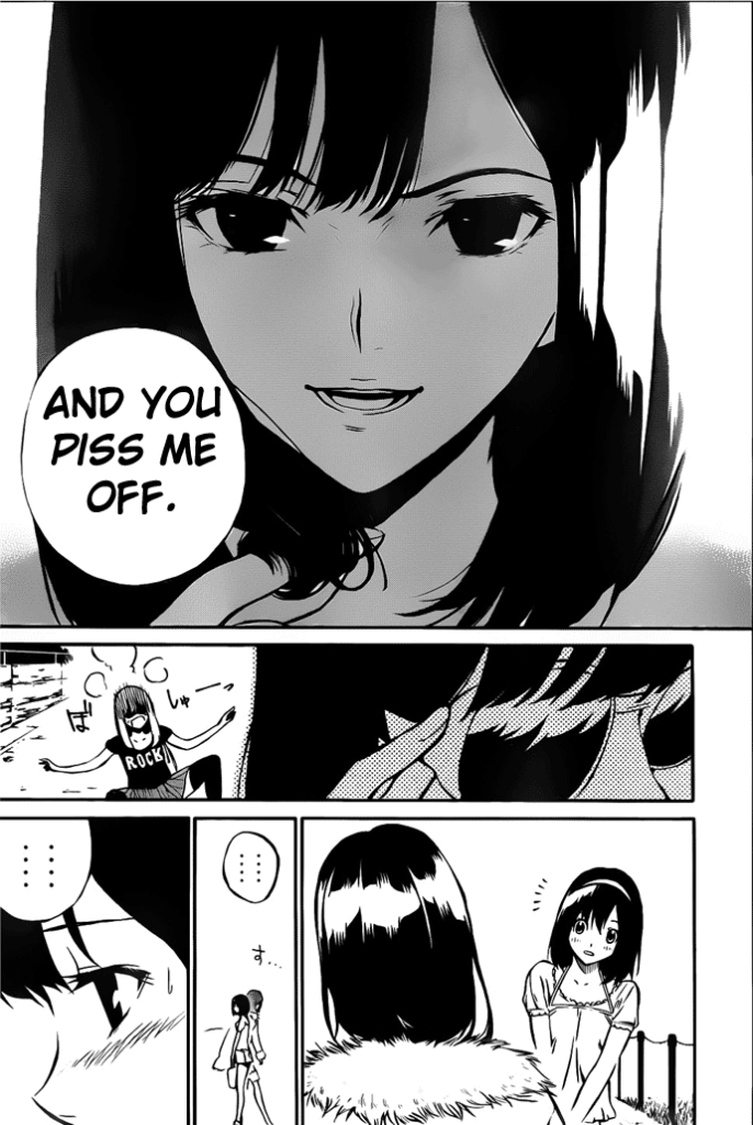 ecchi manga panel from AKB49: The Rules Against Love