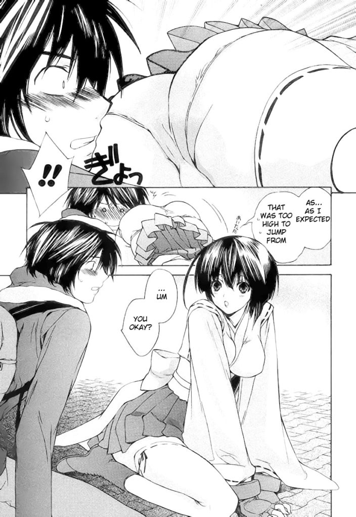 ecchi manga panel from Sekirei