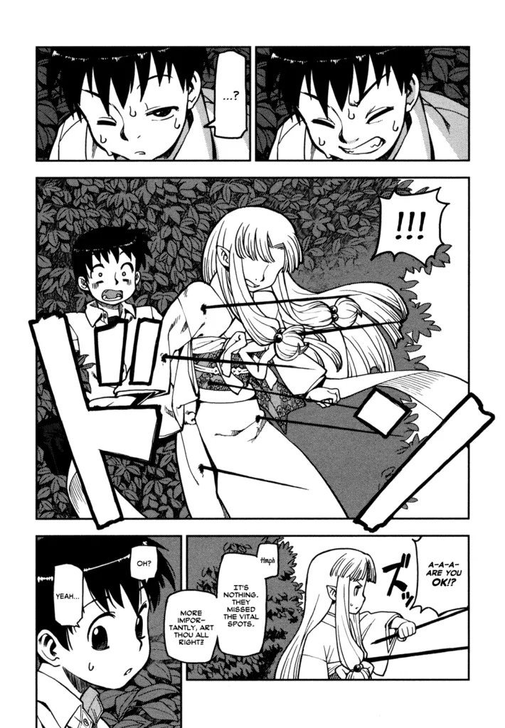 ecchi manga panel from Tsugumomo