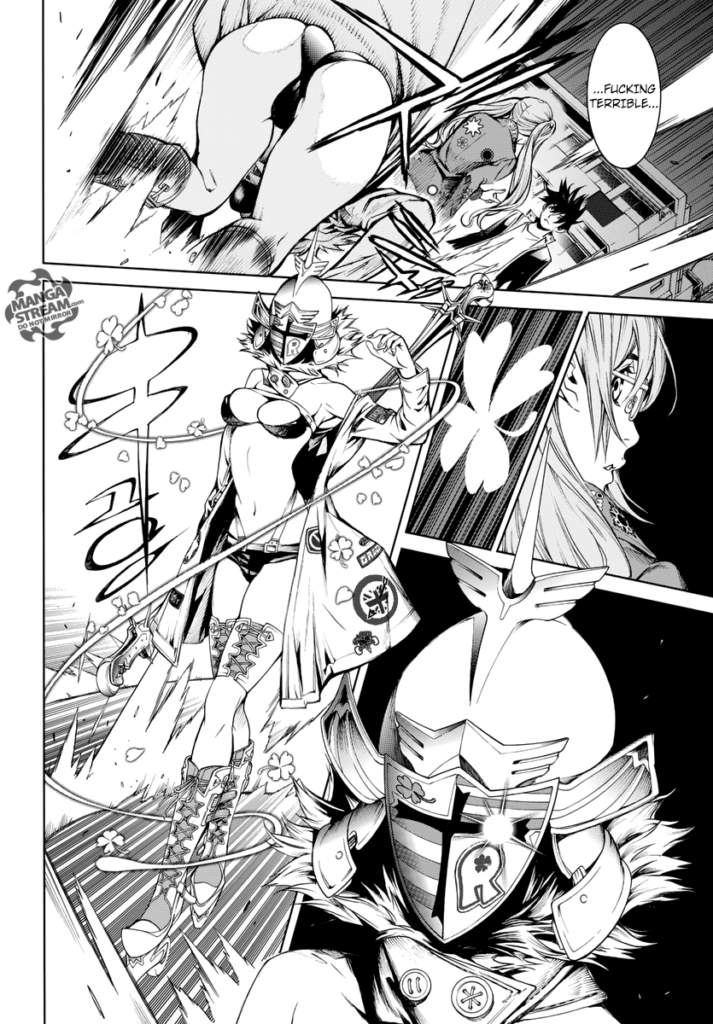 ecchi manga panel from Air Gear