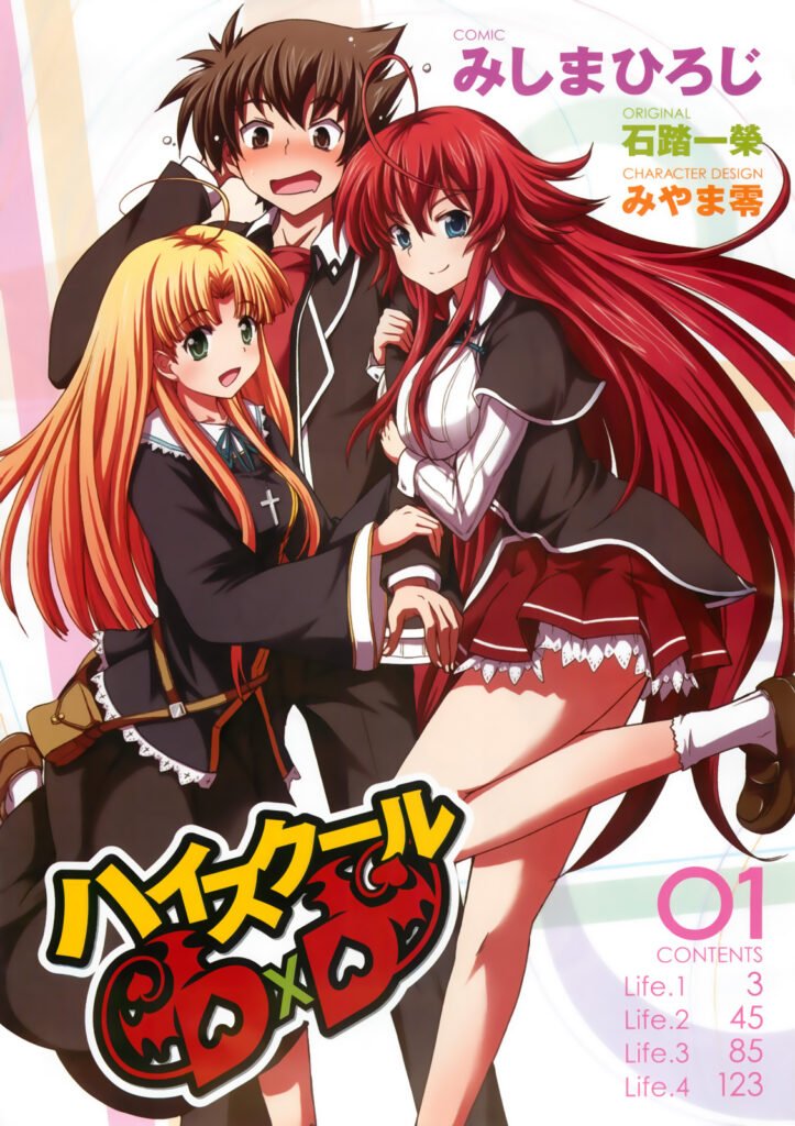 ecchi manga panel from High School DxD