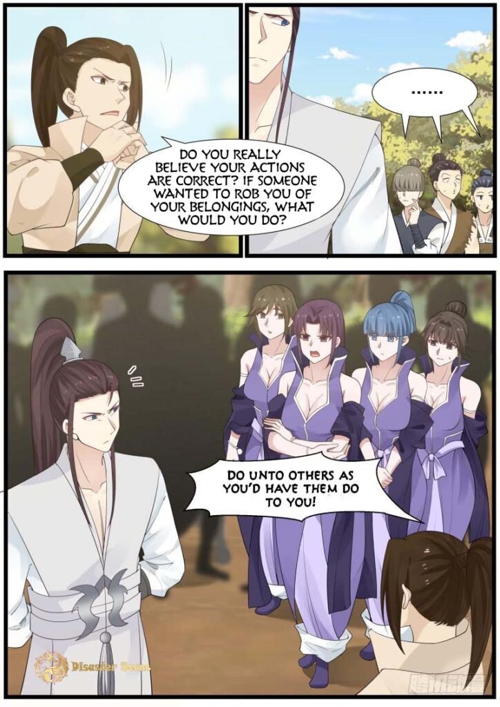 ecchi manga panel from Wu Lian Dianfeng