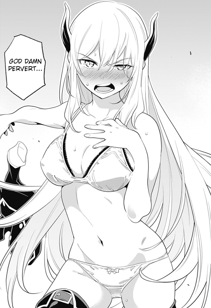 ecchi manga panel from Chained Soldier