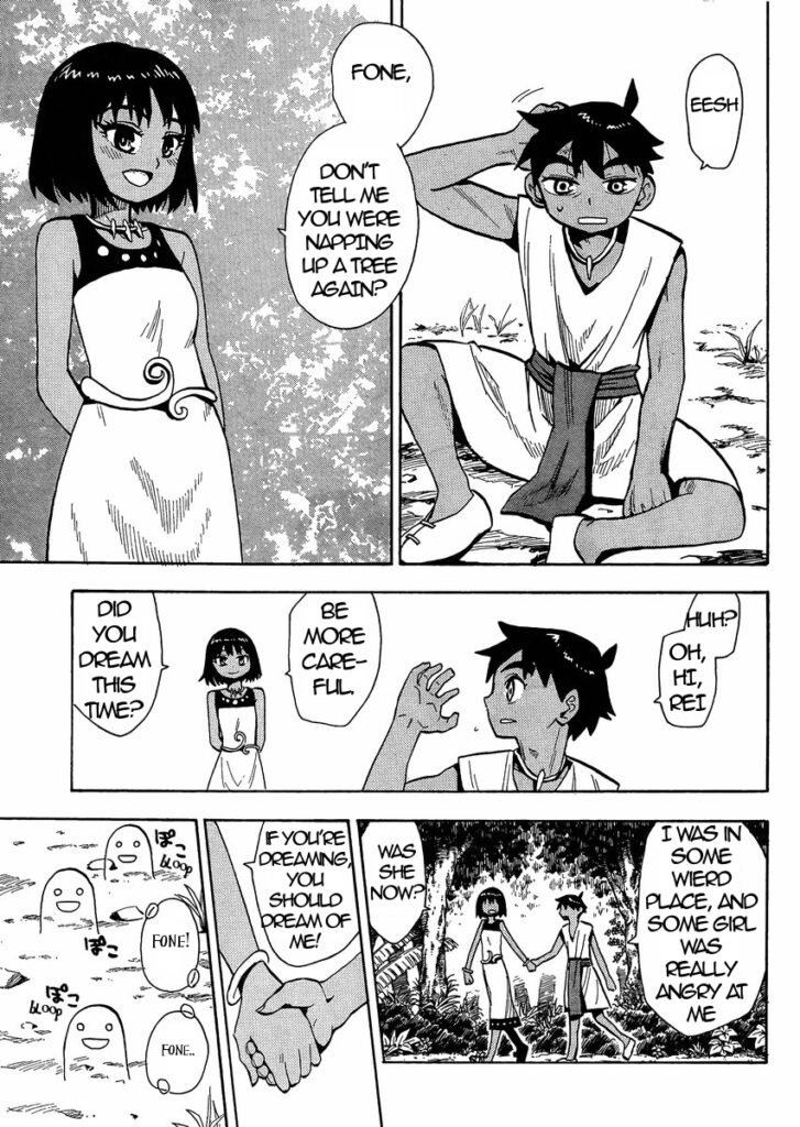ecchi manga panel from Spirit Circle